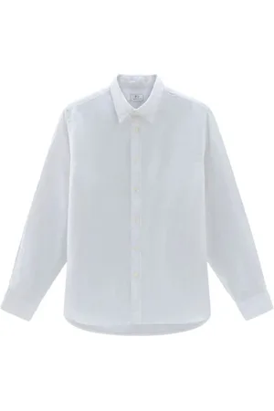 Woolrich Heren, Overhemden, Wit, Maat: XL Wol