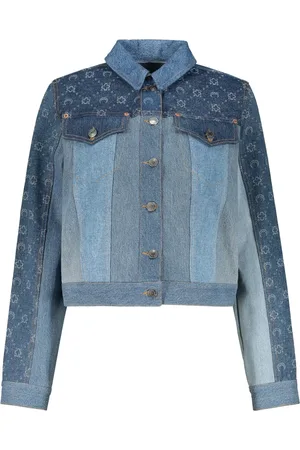 Marine Serre Dames, Jassen, Blauw, Maat: S Katoen