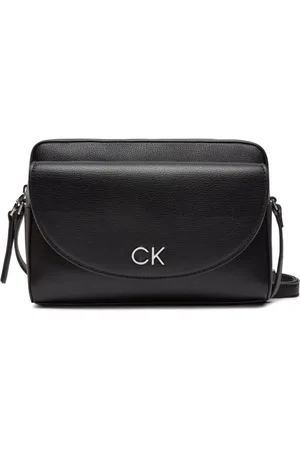 Calvin Klein Dames, Tassen, Zwart, Maat: ONE Size Leer