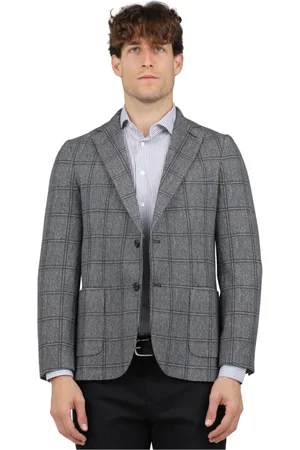 Circolo Heren, Jassen, Blauw, Maat: XL Katoen