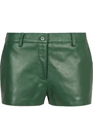 P.A.R.O.S.H. Dames, Korte broeken, Groen, Maat: M Leer