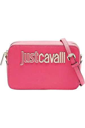Roberto Cavalli Dames, Tassen, Roze, Maat: ONE Size Leer