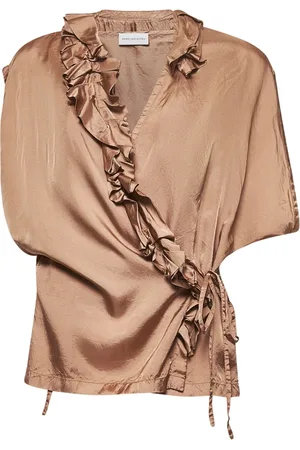 DRIES VAN NOTEN Dames, Blouses & Shirts, , Maat: M Viscose