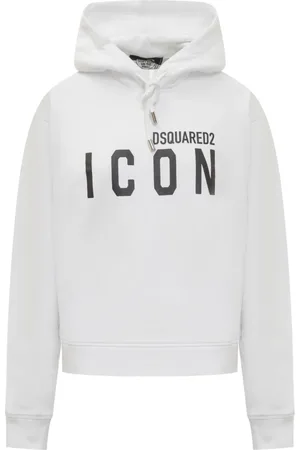 Dsquared2 Dames, Sweatshirts & Hoodies, Wit, Maat: L Katoen