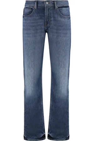7 for all Mankind Heren, Jeans, Blauw, Maat: W33 Katoen