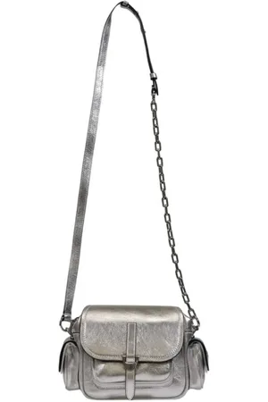 Coccinelle Dames, Tassen, Grijs, Maat: ONE Size Leer