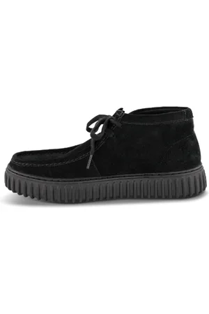 Clarks Heren, Schoenen, Zwart, Maat: 42 1/2 EU Leer