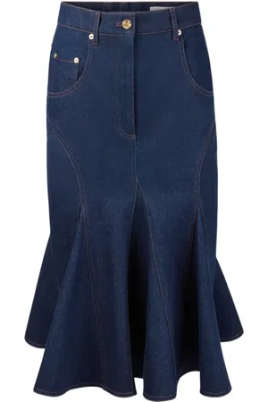 Nina Ricci Dames, Rokken, Blauw, Maat: S Denim