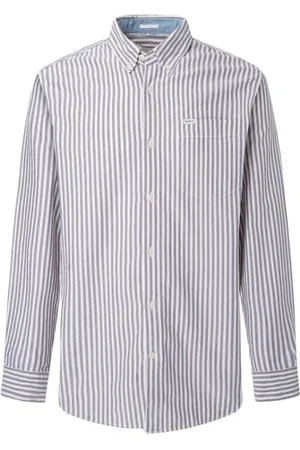 Pepe Jeans Heren, Overhemden, Wit, Maat: M Katoen