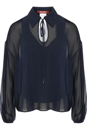 Max Mara Dames, Blouses & Shirts, Blauw, Maat: S
