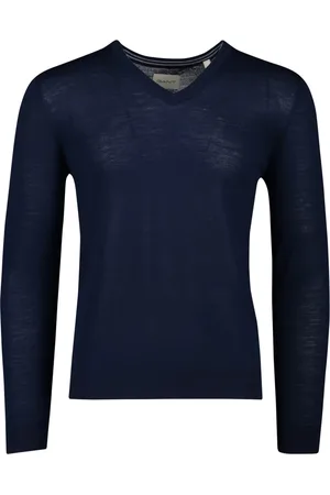 GANT Heren, Truien, Blauw, Maat: 2XL Wol
