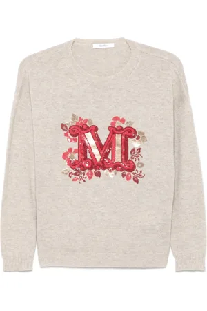 Max Mara Dames, Truien, Bruin, Maat: S