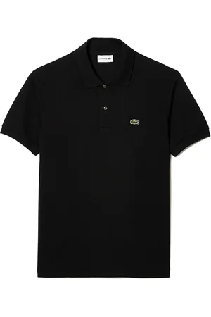 Lacoste Heren, Tops, Zwart, Maat: XS Piqué