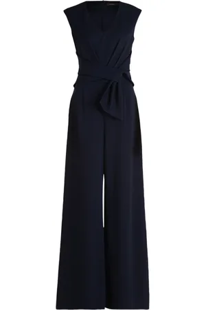 Vera Mont Dames, Jumpsuits & Playsuits, Blauw, Maat: 2XL