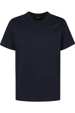 A.P.C. Heren, Tops, Blauw, Maat: L Katoen