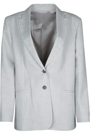 Calvin Klein Dames, Jassen, Grijs, Maat: S Poliester