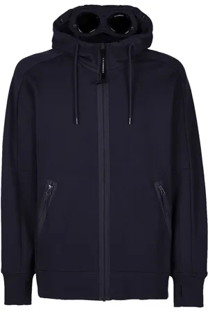 C.P. Company Heren, Sweatshirts & Hoodies, Blauw, Maat: 2XL Fleece