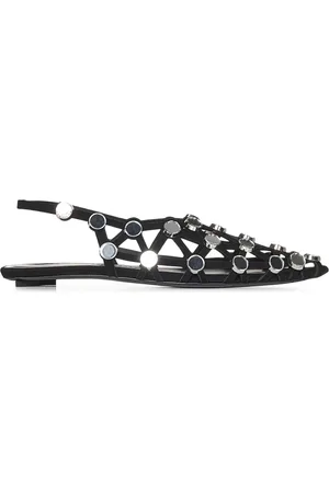 The Attico Dames, Schoenen, Zwart, Maat: 38 EU Leer