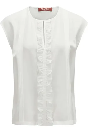Max Mara Dames, Tops, Wit, Maat: XS Zijde