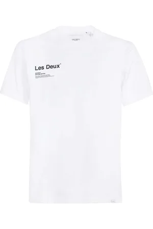 Les Deux Heren, Tops, Wit, Maat: 2XL Katoen