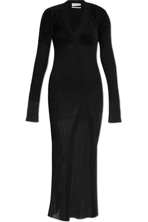 The Attico Dames, Jurken, Zwart, Maat: XS Wol
