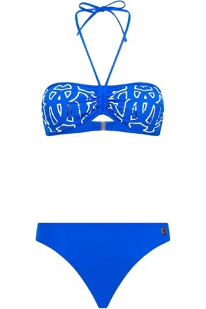 Roberto Cavalli Dames, Badkleding, Blauw, Maat: XS Polyamide