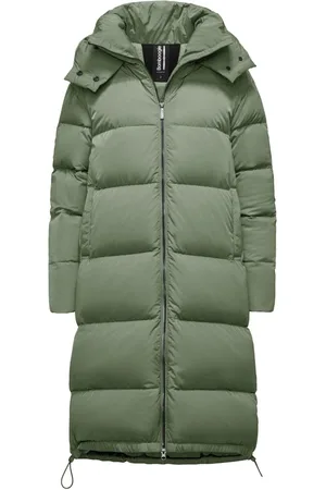 Bomboogie Dames, Mantels, Groen, Maat: 3XL Nylon
