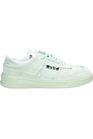 Msgm Heren, Schoenen, Groen, Maat: 40 EU Katoen