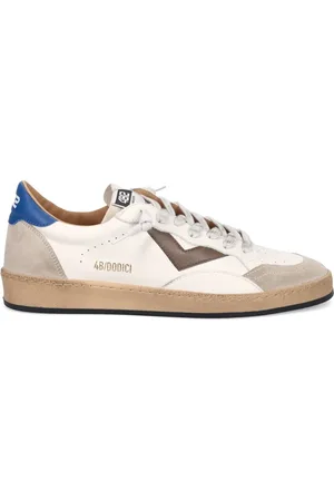4b12 Heren, Schoenen, Wit, Maat: 42 EU Leer