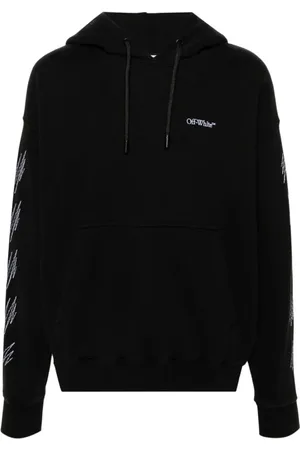 OFF-WHITE Heren, Sweatshirts & Hoodies, Zwart, Maat: M Katoen