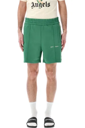 Palm Angels Heren, Korte broeken, Groen, Maat: XL Poliester