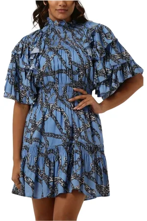 Silvian Heach Dames, Jurken, Blauw, Maat: 3XS Poliester
