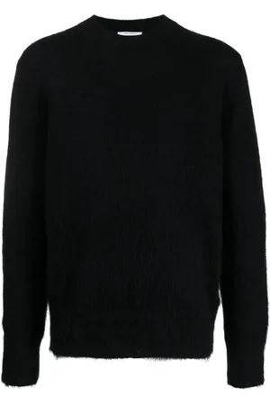 OFF-WHITE Heren, Sweatshirts & Hoodies, Zwart, Maat: S Mohair