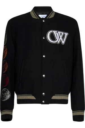 OFF-WHITE Heren, Jassen, Zwart, Maat: M Wol