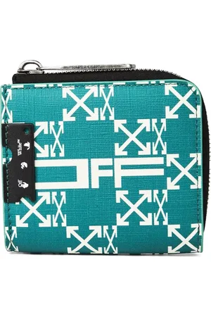 OFF-WHITE Heren, Accessoires, Groen, Maat: ONE Size Leer
