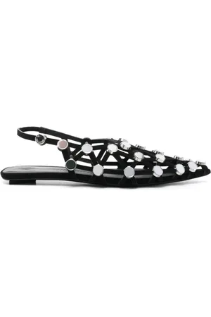 The Attico Dames, Schoenen, Zwart, Maat: 36 EU Leer
