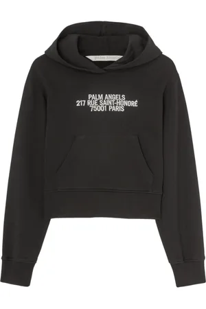 Palm Angels Dames, Sweatshirts & Hoodies, Zwart, Maat: XS Katoen