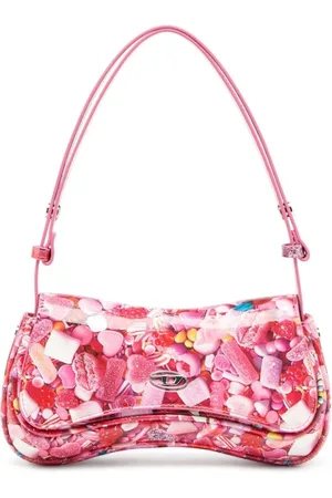 Diesel Dames, Tassen, Roze, Maat: ONE Size Leer