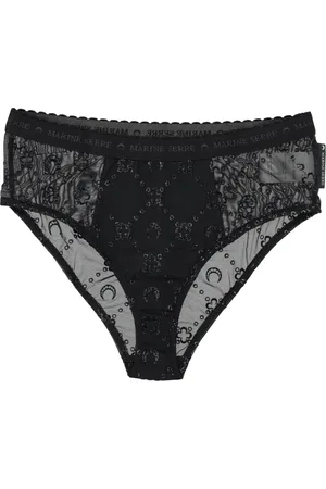 Marine Serre Dames, Ondergoed, Zwart, Maat: M