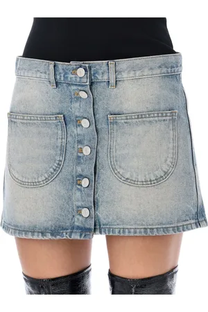 Courrèges Dames, Rokken, Blauw, Maat: XS Denim