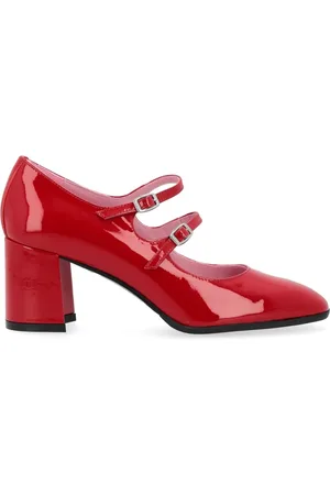 Carel Dames, Schoenen, Rood, Maat: 38 EU Leer