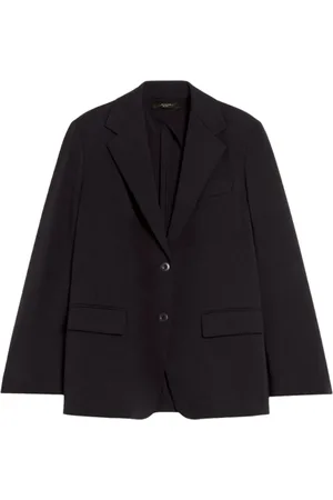 Max Mara Dames, Jassen, Zwart, Maat: L Wol