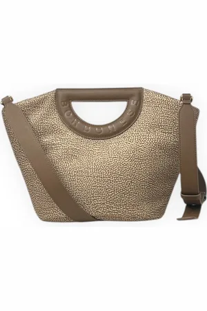 Borbonese Dames, Tassen, Bruin, Maat: ONE Size