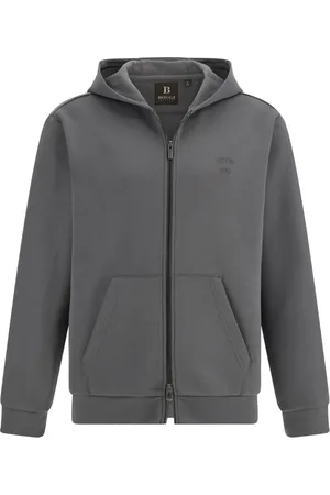 Boggi Milano Heren, Sweatshirts & Hoodies, Zwart, Maat: M Katoen