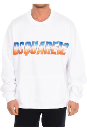 Dsquared2 Heren, Sweatshirts & Hoodies, Wit, Maat: S Katoen
