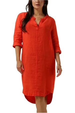 NUKUS Dames, Jurken, Rood, Maat: XL