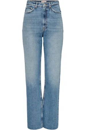 ONLY Dames, Jeans, Blauw, Maat: W32 L30 Katoen