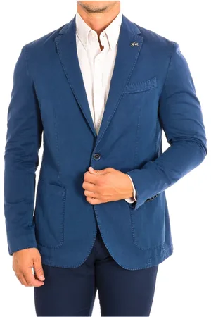 La Martina Heren, Pakken, Blauw, Maat: 3XL Katoen