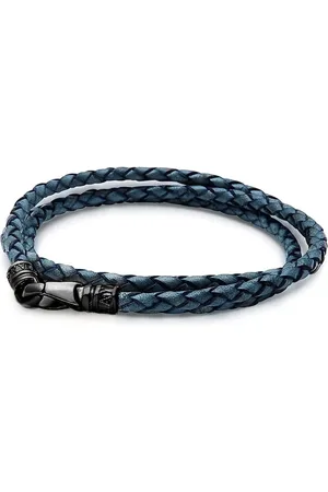 Nialaya Heren, Accessoires, Blauw, Maat: XL Leer