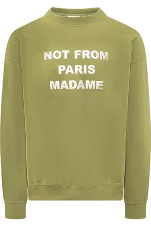 Drôle de Monsieur Heren, Sweatshirts & Hoodies, Groen, Maat: L Katoen